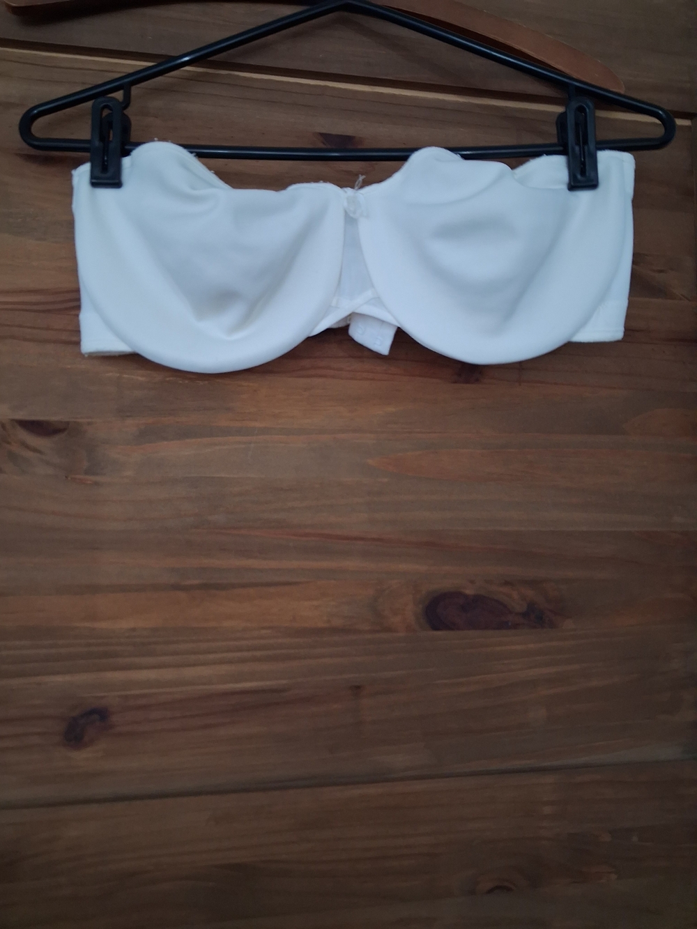 Wonderbra White Strapless Underwire Bandeau Bra